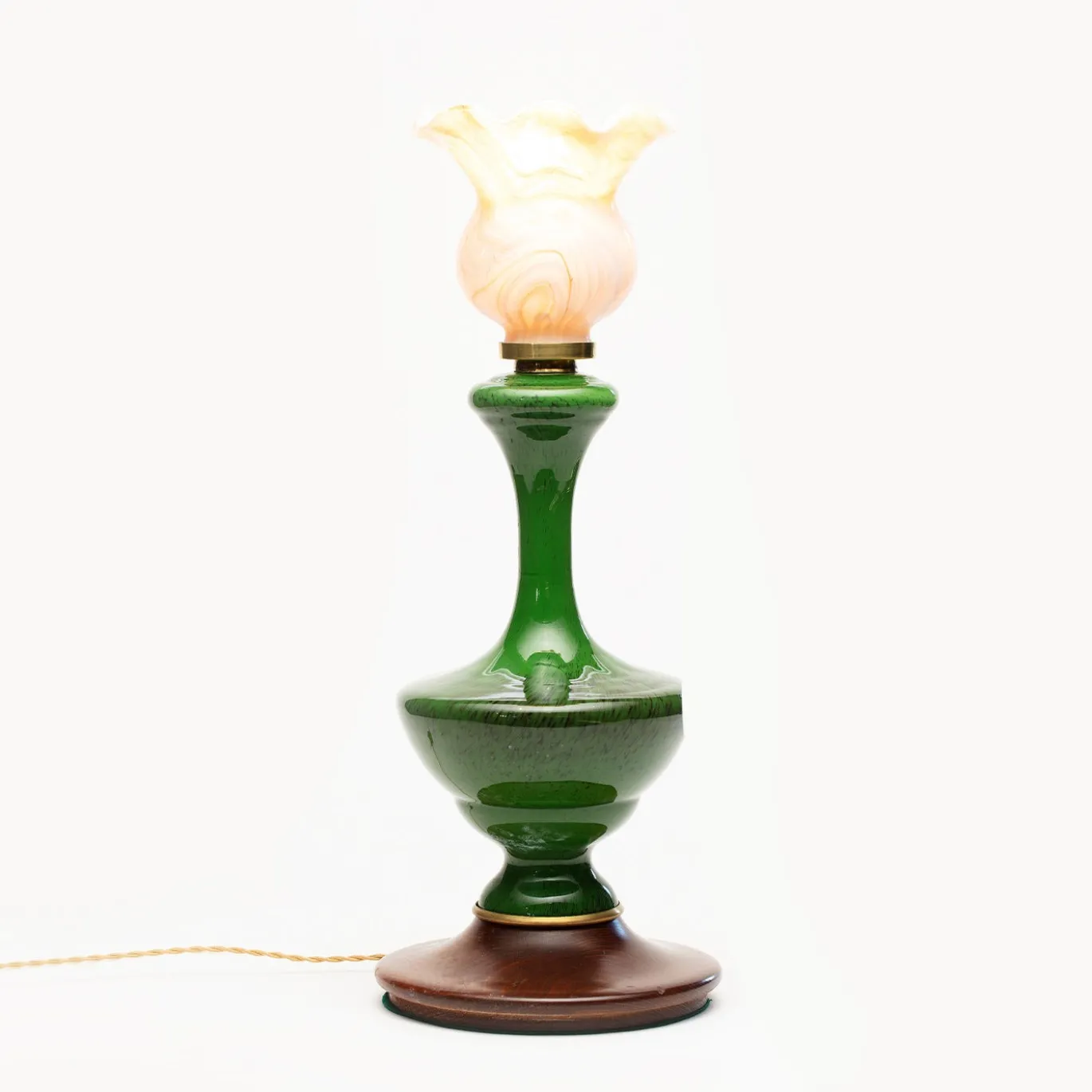 Collezione Rebirth Lampada da tavolo in vetro Orchidea