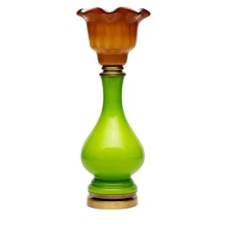 Collezione Rebirth Lampada da Tavolo in Vetro Gialla Lilie
