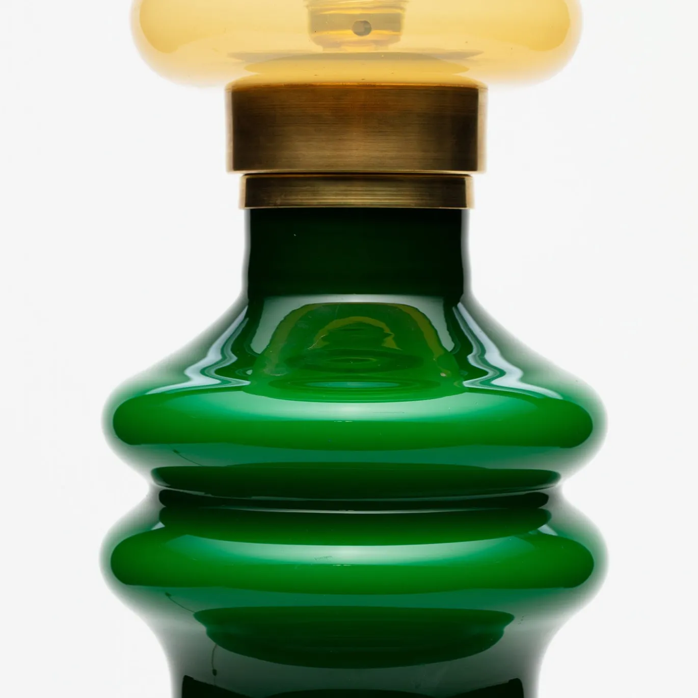 Collezione Rinascita Lampada da Tavolo in Vetro Succulenta Gialla