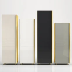 Colonna 01 Set di 4 armadietti neutri