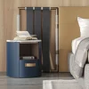 Comodino Alassio con piano in Marmo Calacatta Gold Shine