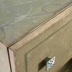 Comodino Brenta in Legno Verde