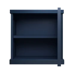 Comodino Curl in MDF Blu Petrolio