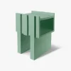 Comodino in Ceramica Verde Merlate di Patricia Urquiola