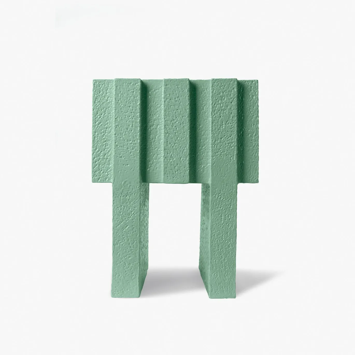 Comodino in Ceramica Verde Merlate di Patricia Urquiola