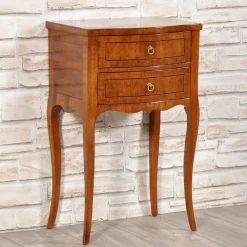 Comodino In Stile Veneziano in Legno