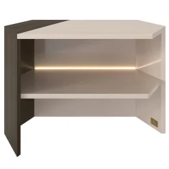 Comodino moderno Sheriva Flare beige