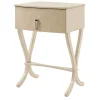 Comodino Novecento effetto marmo color crema