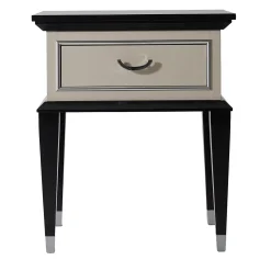 Comodino Penthouse Bianco e Nero