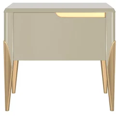 Comodino Zefiro oro