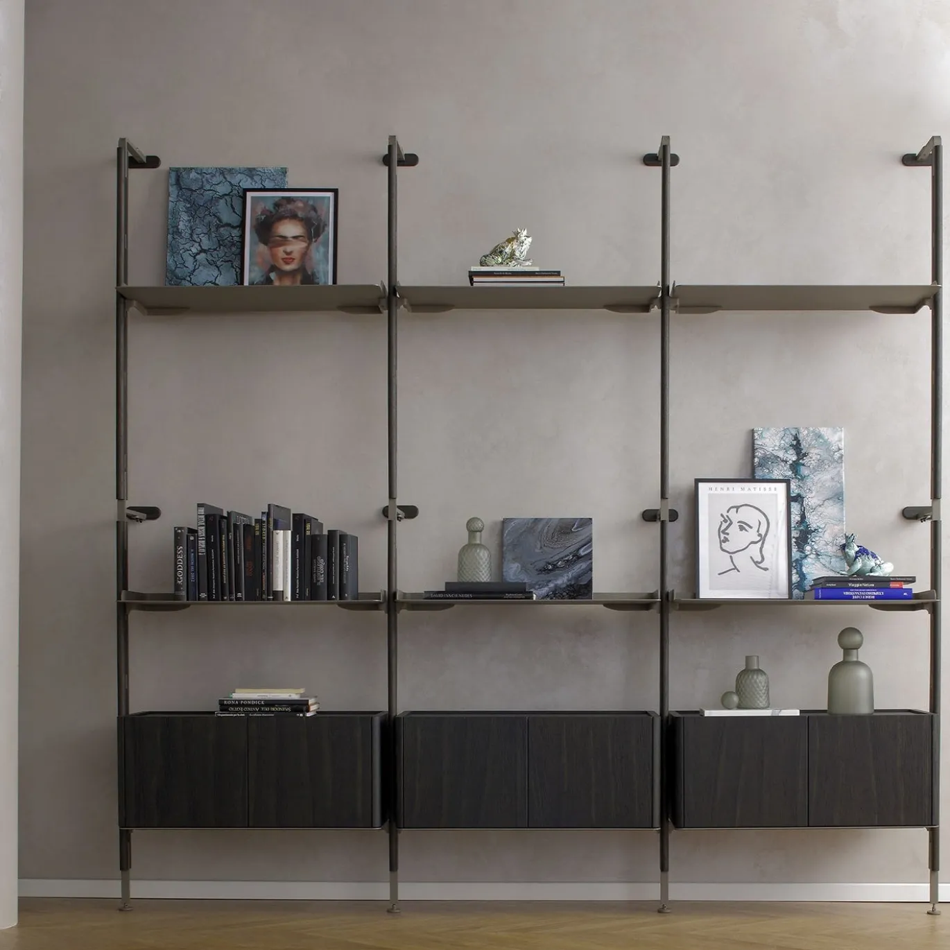 Composizione per parete in legno Galaxy Laguna Oak