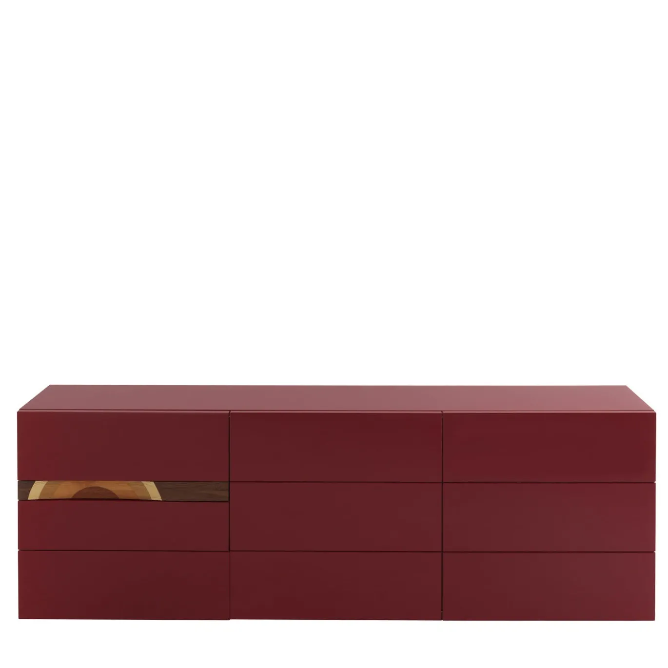 ComRì Credenza rossa con cassetti di Toyo Ito