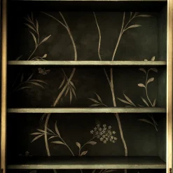 Conigliera Padova color taupe chiaro con bugnature verdi in crescita
