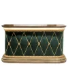 Console bar verde e oro