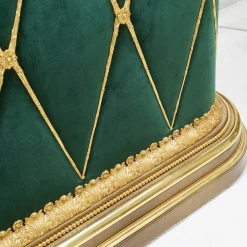 Console bar verde e oro
