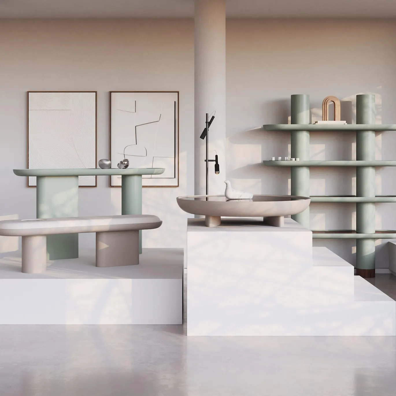 Console Creta Halcyon Green