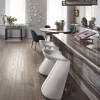 Console G-Code in marmo Calacatta e noce Canaletto nero
