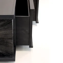 Console in Abete Nero Sun Hole