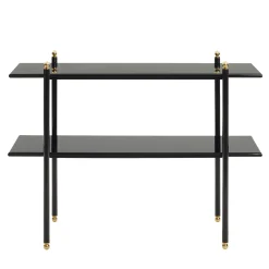 Console in ferro laccato nero Riviera