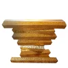 Console in ottone e marmo di Lasa