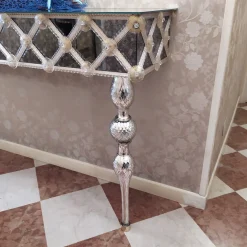 Console in vetro di Murano Torcello