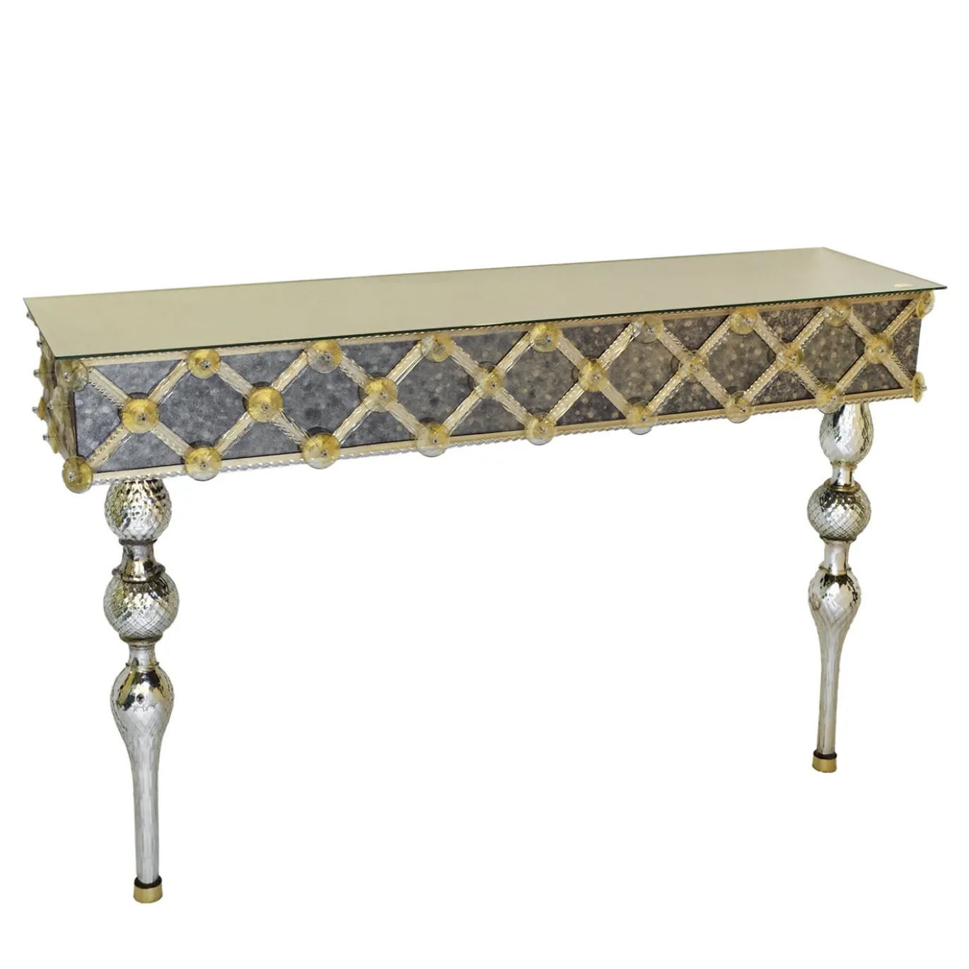 Console in vetro di Murano Torcello