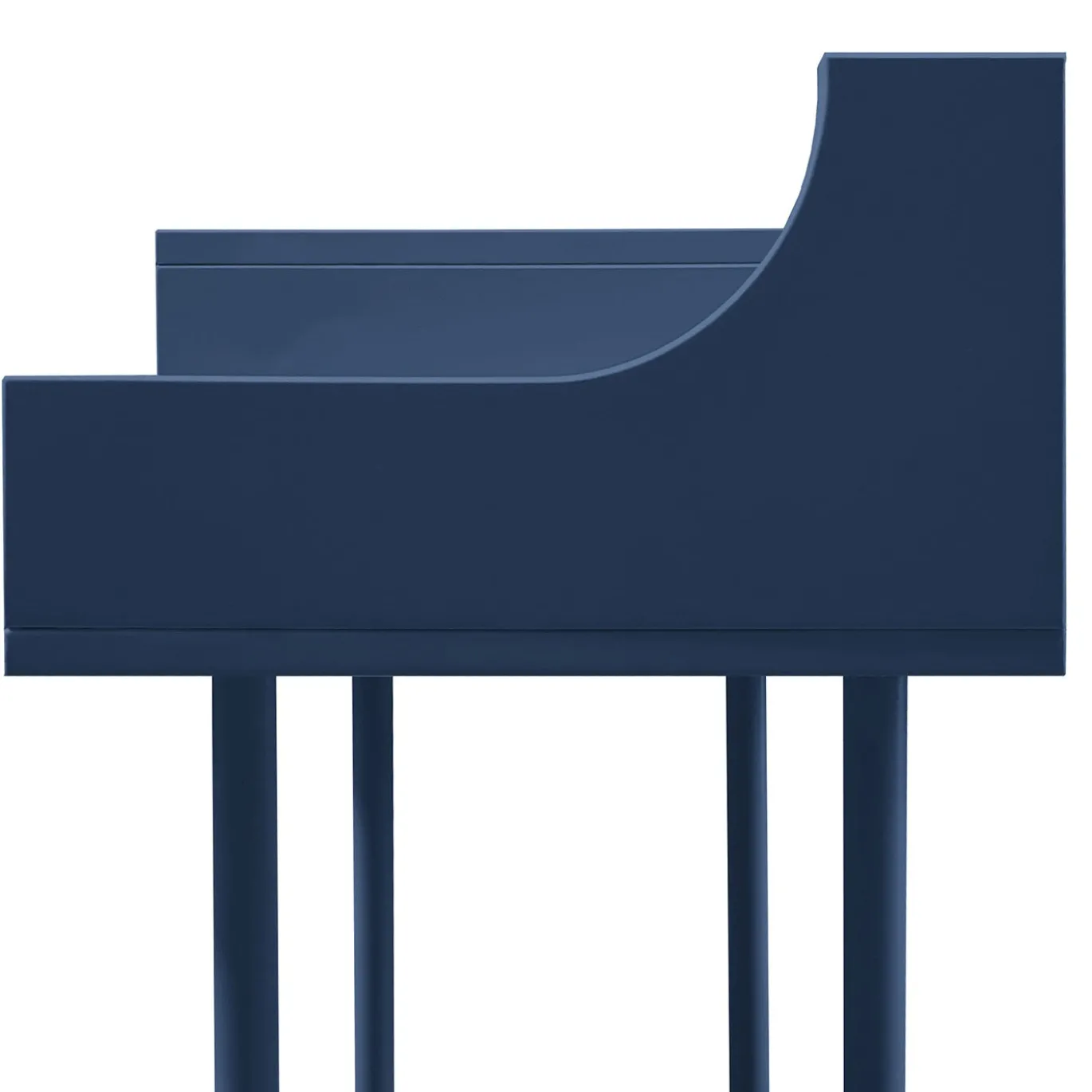Console per giradischi VYC in MDF Blu Oltremare di Max Dalle Sasse