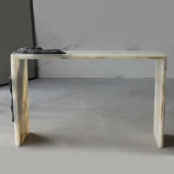 Console SSC106 in Onice Bianco