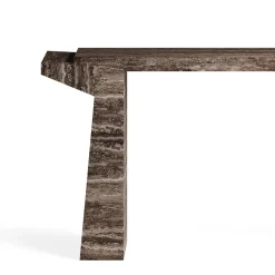Console Tecton in travertino titanio