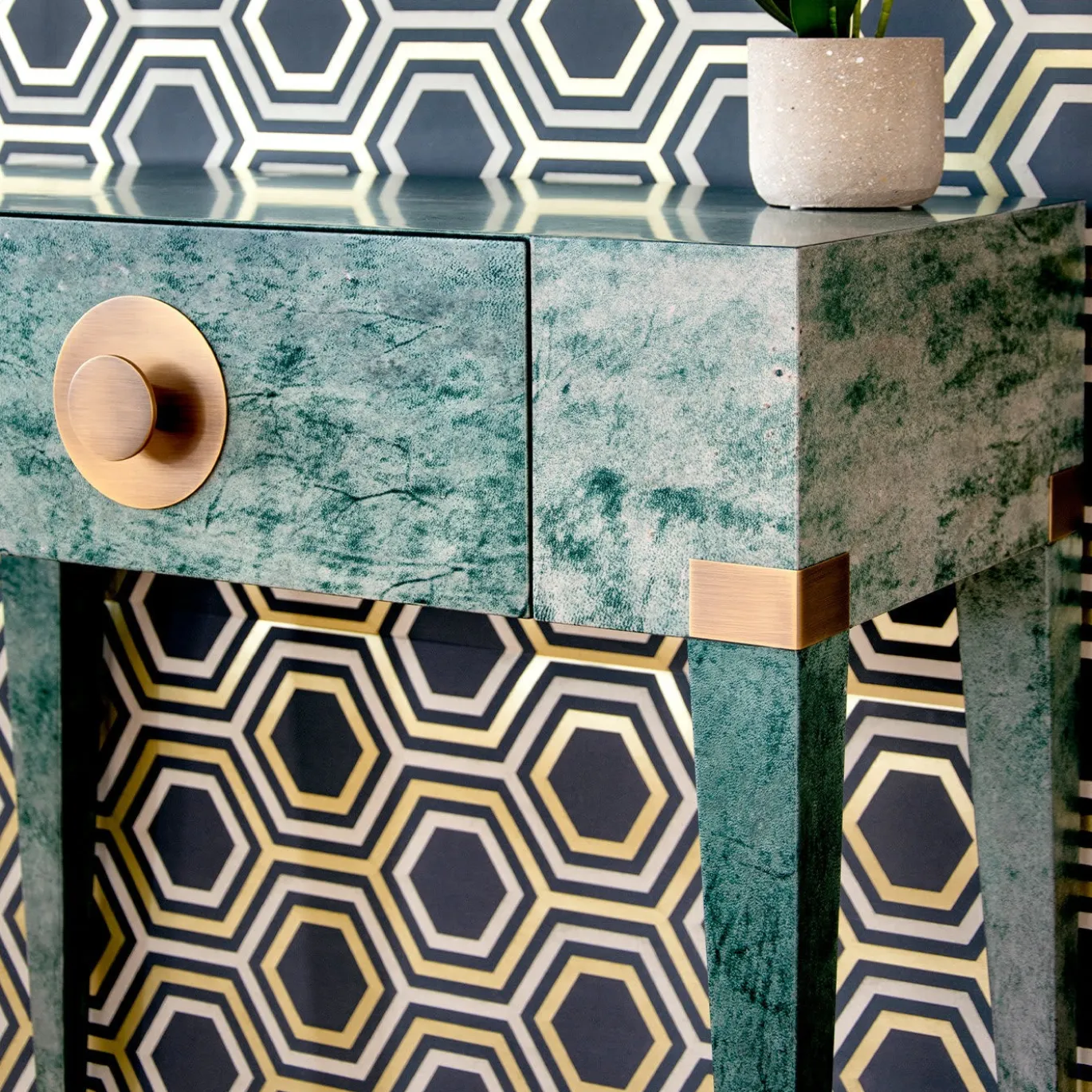 Console verde New Moon