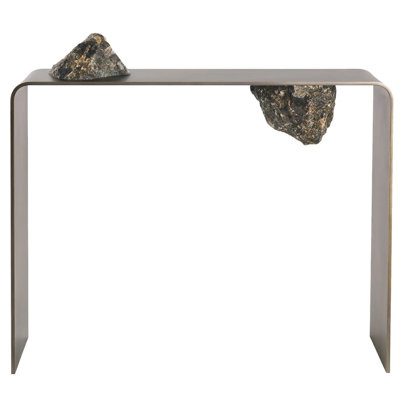 Consolle Agment con pietre di labradorite grezza di CTRLZAK