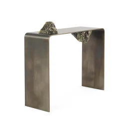 Consolle Agment con pietre di labradorite grezza di CTRLZAK