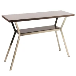 Consolle con piano in legno laccato