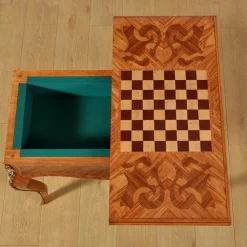 Consolle Convertibile in Stile Luigi XV in Legno