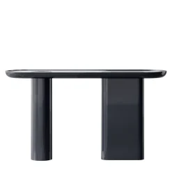 Consolle Creta ovale nera blu