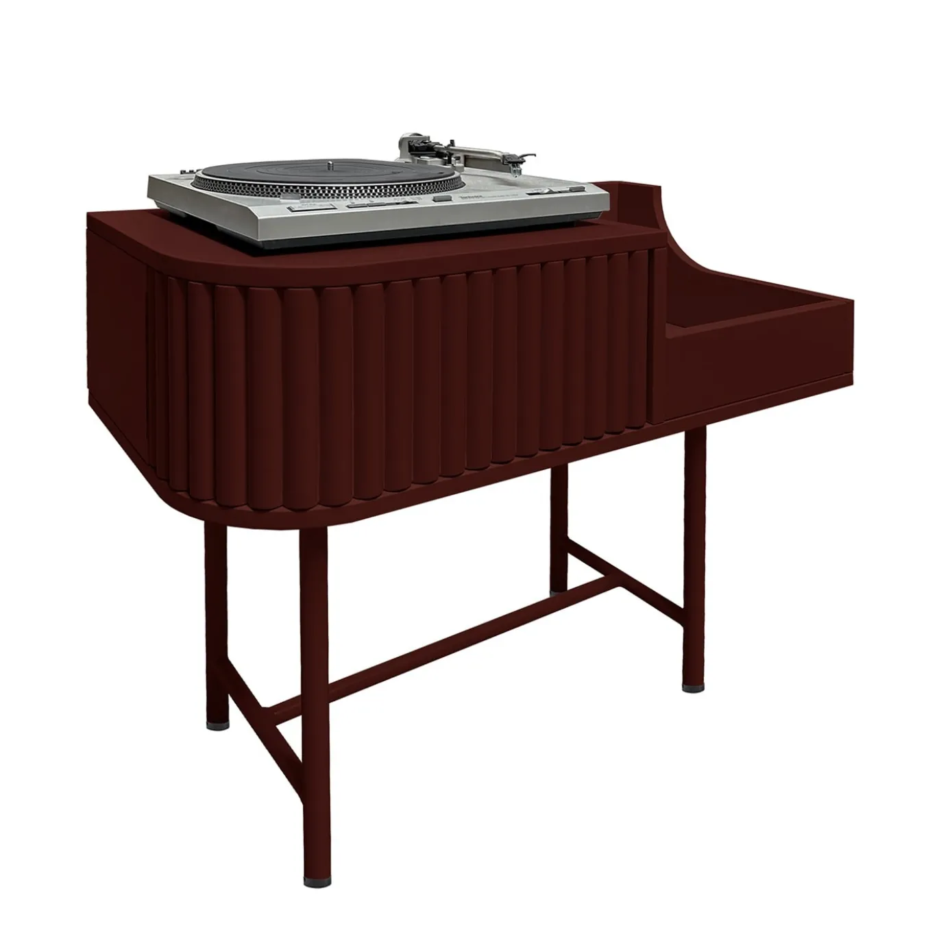 Consolle giradischi VYC Wine Red in MDF di Max Dalle Sasse