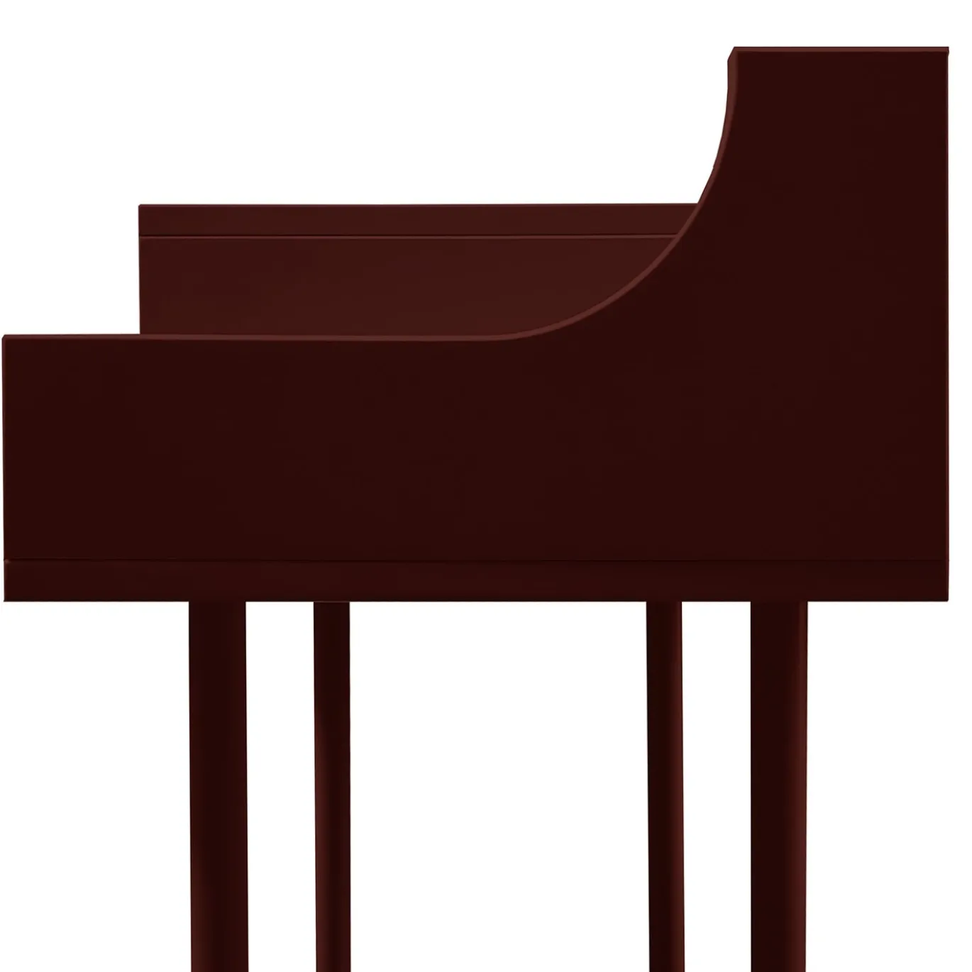 Consolle giradischi VYC Wine Red in MDF di Max Dalle Sasse