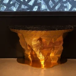 Consolle Gold Moon di Giò Pozzi