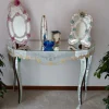 Consolle in vetro di Murano color oro