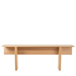 Consolle pieghevole in legno di quercia di Enrico Tonucci