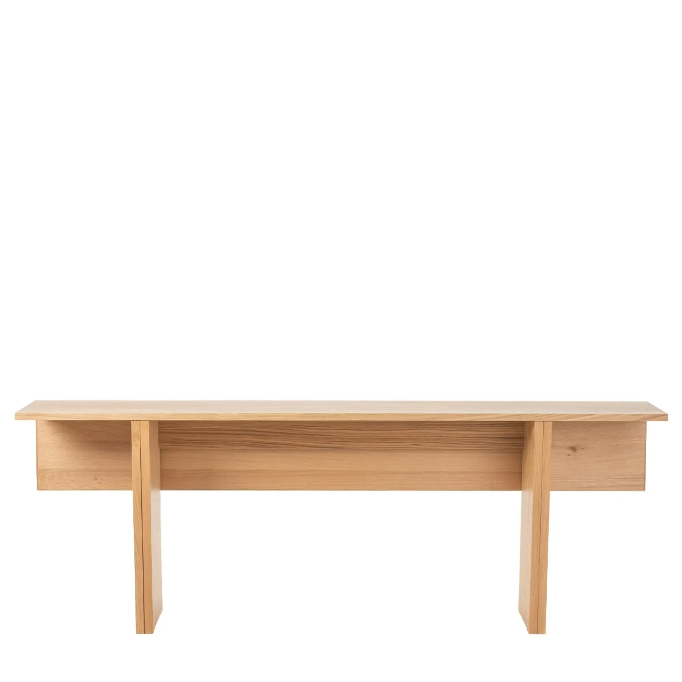 Consolle pieghevole in legno di quercia di Enrico Tonucci