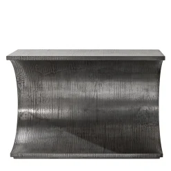 Consolle Tube in Metallo Grigio