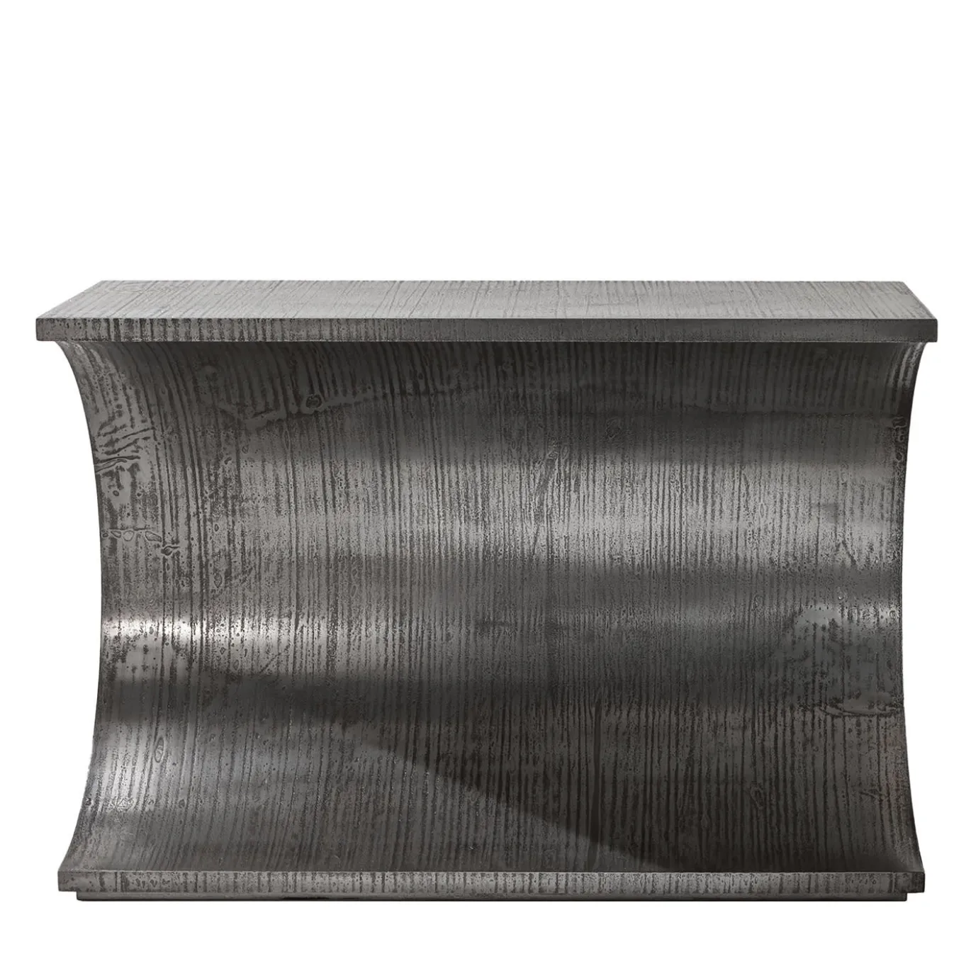 Consolle Tube in Metallo Grigio