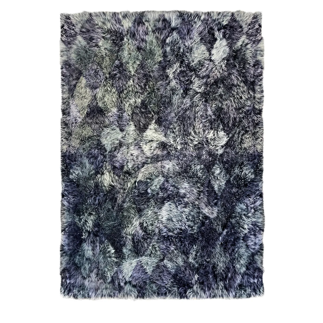 Coperta Bruma in pelliccia di cashmere grigio