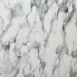 Coperta dipinta a mano grigia con frange Marmo