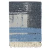 Coperta effetto pennello con frange