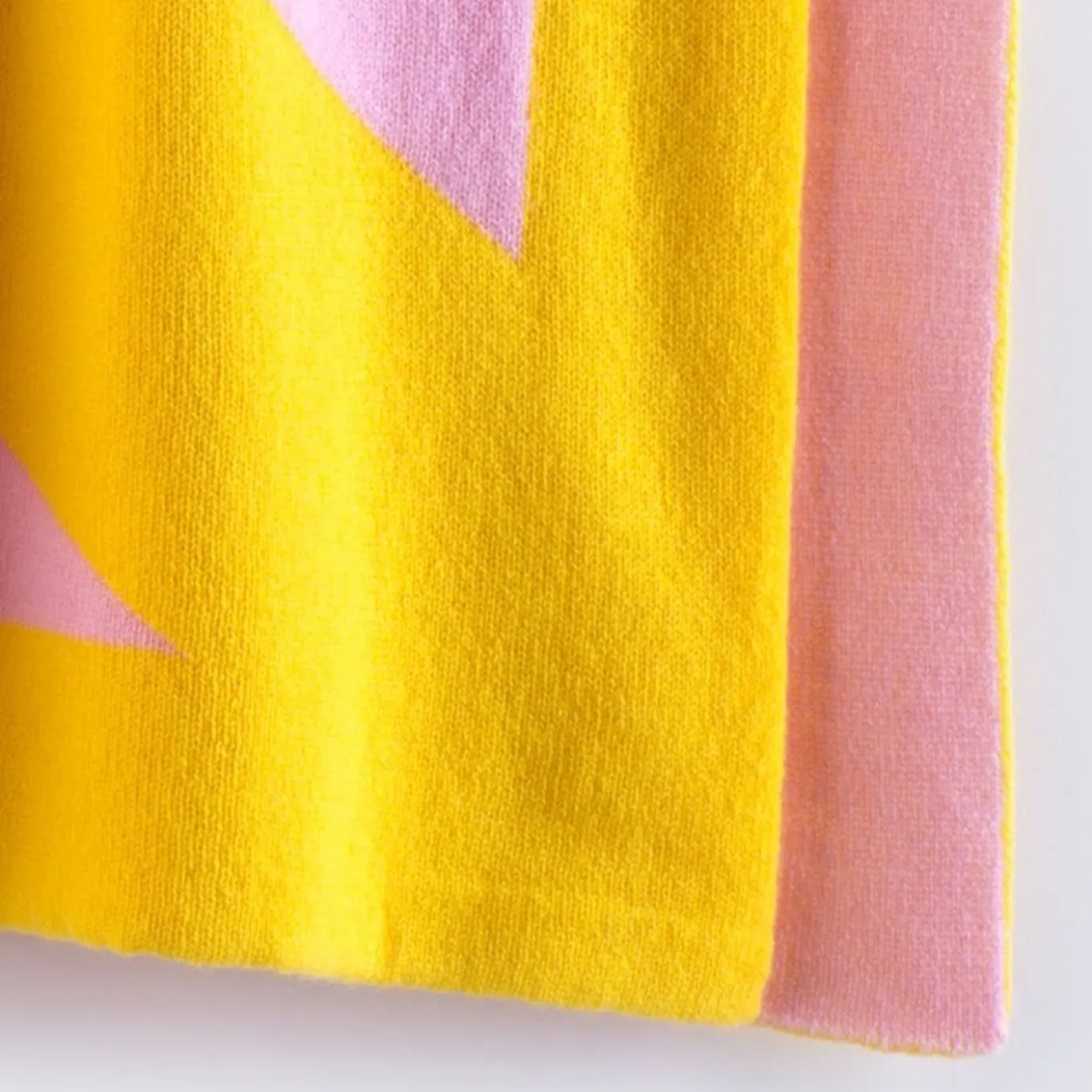 Coperta giallo e rosa Candy