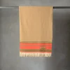 Coperta Grottesco a righe policrome in seta e lana #2