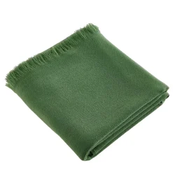 Coperta in cashmere Terramadre Gerbera Verde