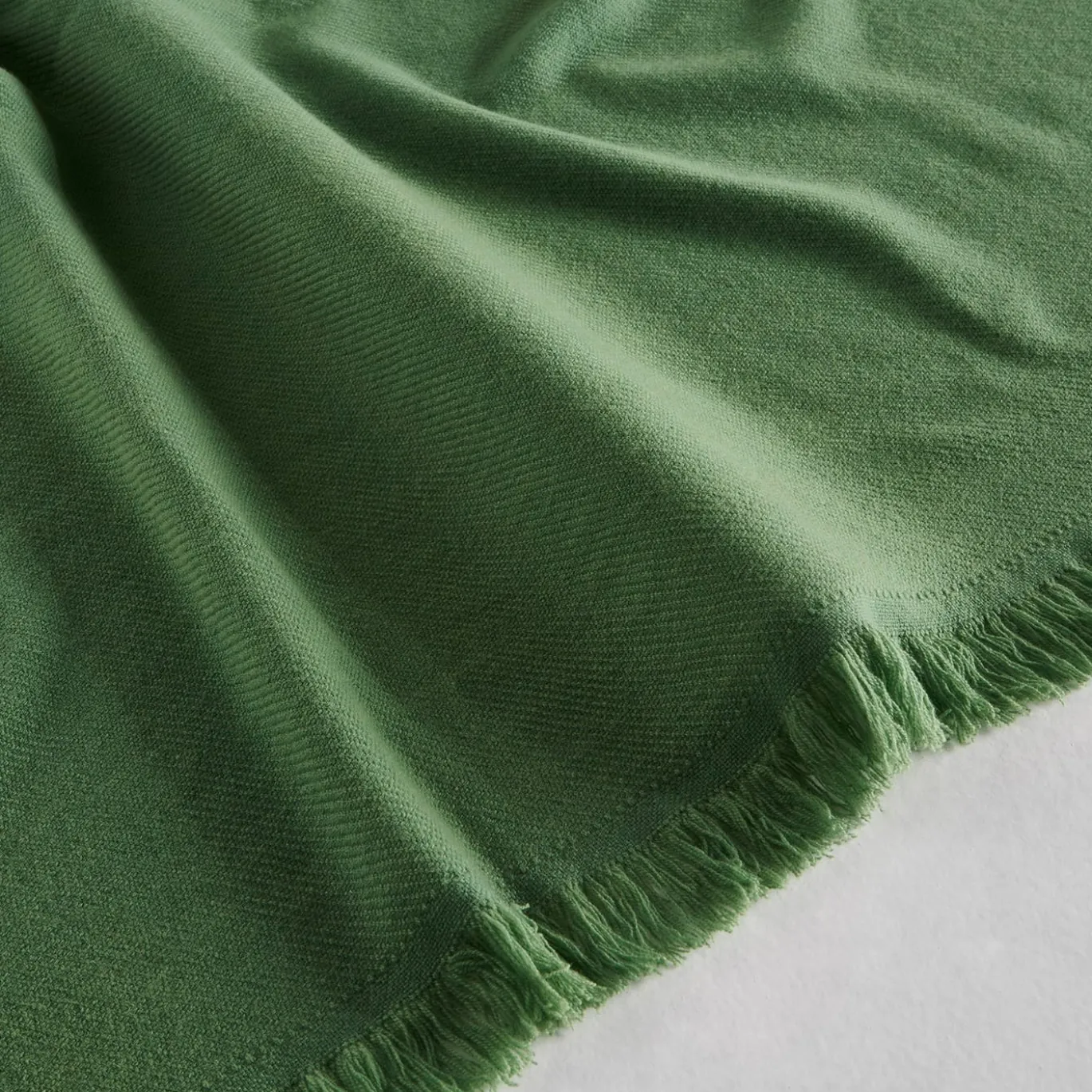 Coperta in cashmere Terramadre Gerbera Verde